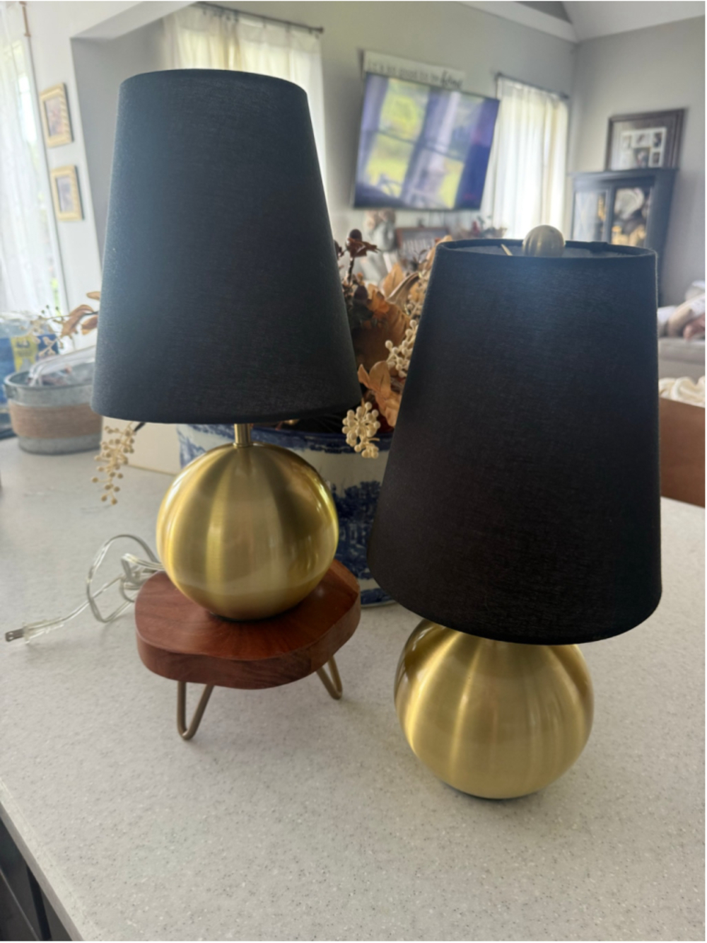 Gold Kate Spade Table Accent Lamps - Picture 3 of 4